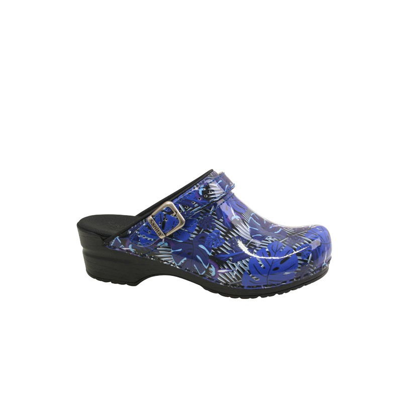 Sanita klompen Flex model Wildlife jungle blauw 8687 36 Kleur Blauw