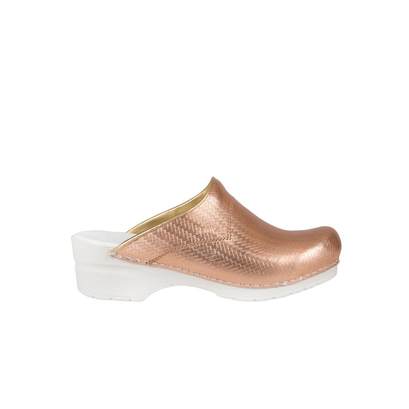 Sanita Flex Klompen – Anatomische Clogs, Rutschfeste Sohle, Weiß, Für Küche & Pflege
