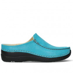 Wolky 6250  turquoise  maat...