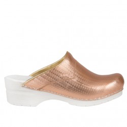 Sanita klompen flex model 314 Gold 8570 Maat 37 rose gold