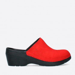 Wolky  Pro Clog nubuck rood...