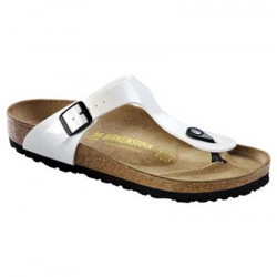 Birkenstock Gizeh Lak wit...