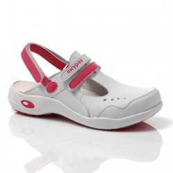 Oxypas Betty wit/fuchsia...