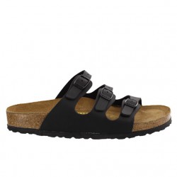 Birkenstock Florida zwart ZACHT VOETBED 053013 narrow Kleur Zwart Maat 37