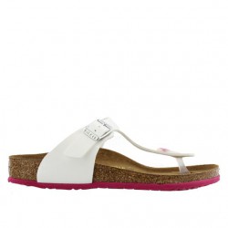 Birkenstock Gizeh wit lak...