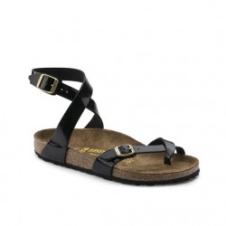 Birkenstock Yara Zwart lak smal en normale pasvorm Uitvoering Smal Maat  245mm/38 maat smal